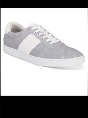 Grey and white casual shoes Bar lll Keagan grey shoes size 7 NWT NIB